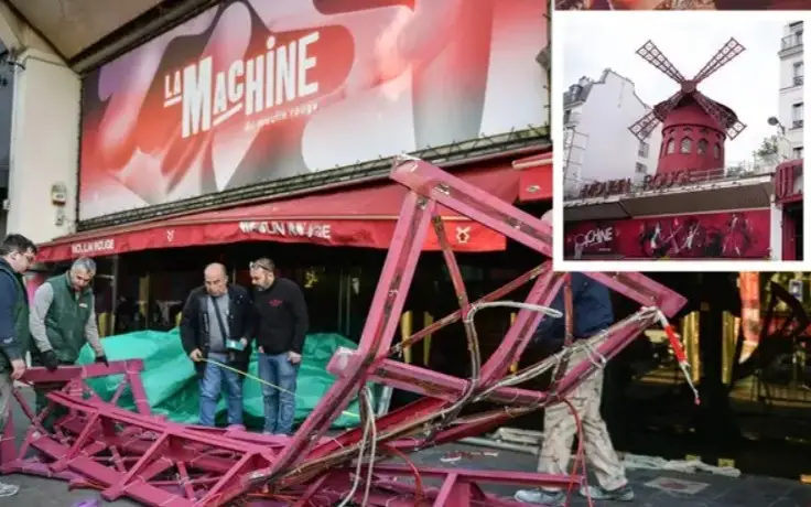 ветряная мельница кабаре Мулен Руж