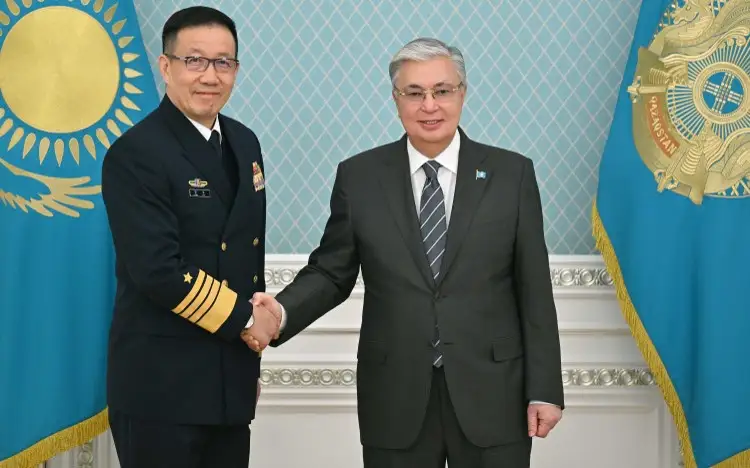 Мемлекет басшысы ҚХР Қорғаныс министрі Дун Цзюньді қабылдады