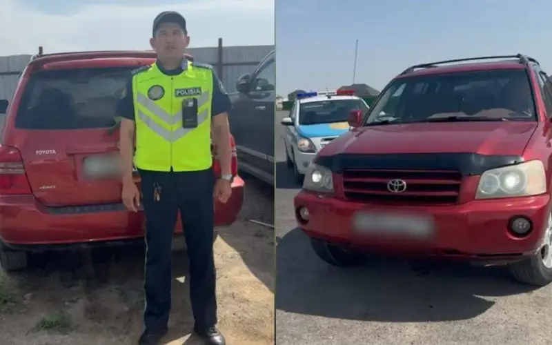 Водителя с задолженностью на 90 млн тенге выявили туркестанские полицейские 