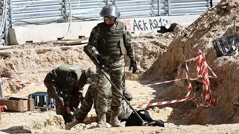 Grekııadan Ekinshi dúnıejúzilik soǵys kezindegi bombalar tabyldy