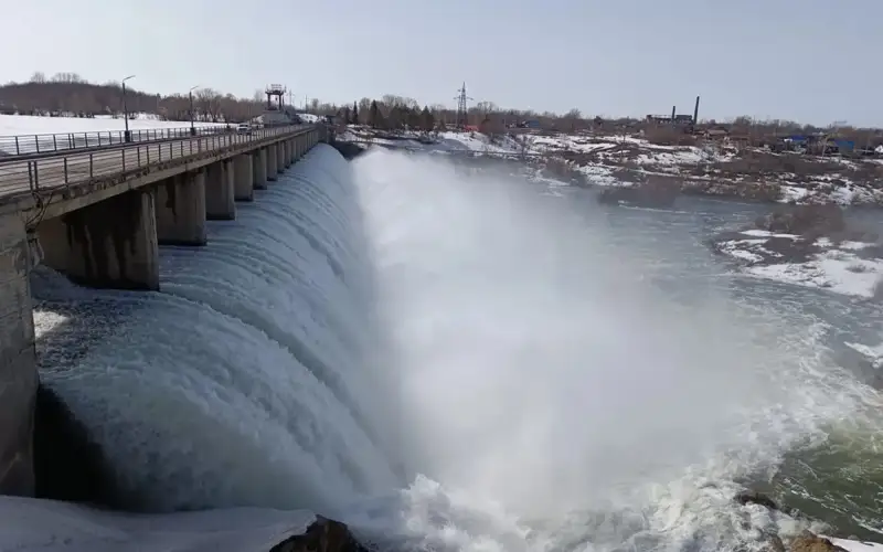 Сергеев су қоймасы тасқын су шегінен өтті