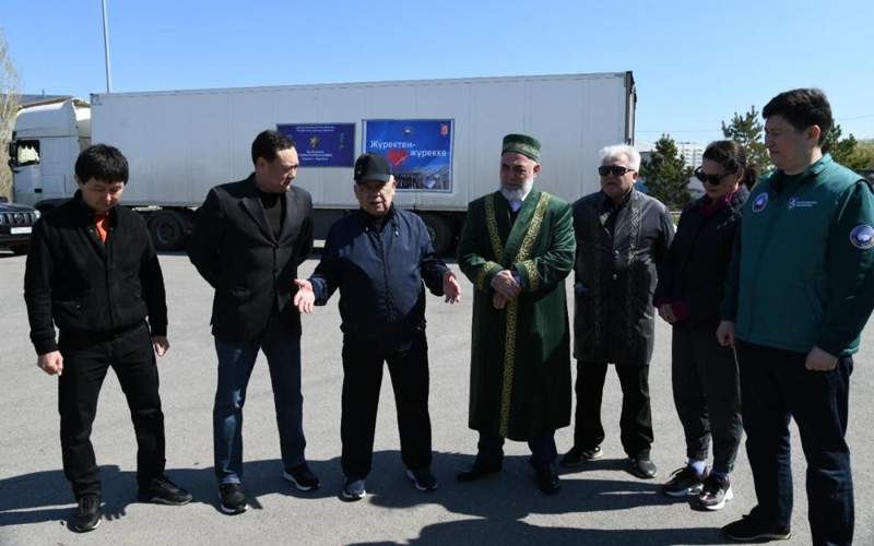 Аксакалы и ветераны Астаны отправили гуманитарную помощь в Актюбинскую область гуманитарная помощь, ветераны