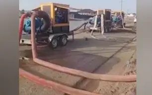 В Кульсары откачано более 105 тысяч кубометров воды