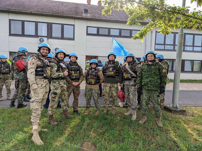 Миротворцы на обучении Миротворцы