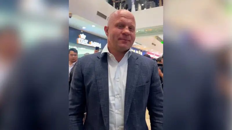 Федор Емельяненко в Алматы 