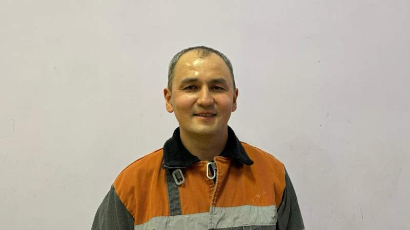 Electrician Aibar Kossanov