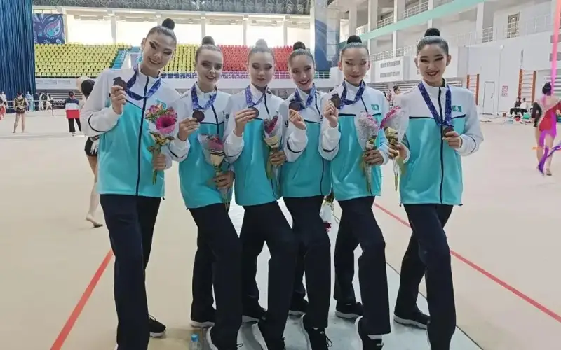 Kazakhstan wins bronze at 2024 Asian Rhythmic Gymnastics Championships
