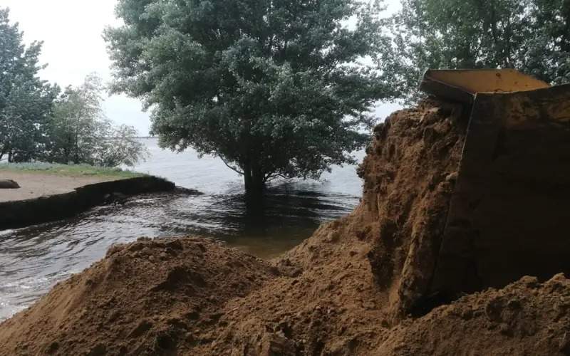 Автодороги восстанавливают в ЗКО после паводка Автодороги восстанавливают в ЗКО после паводка