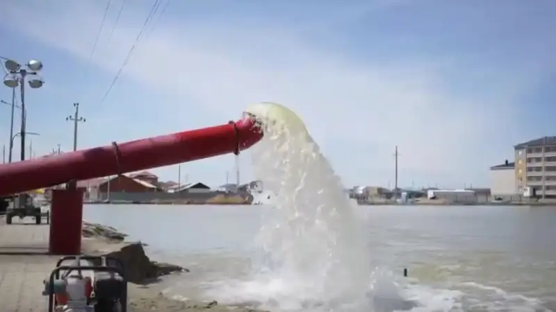 В городе Кульсары осушено 2 723 жилых двора