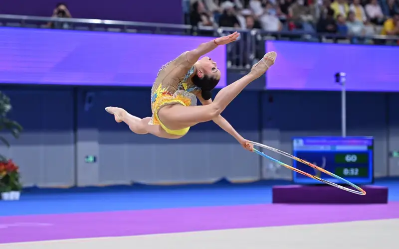 Гимнастка Эльжана Таниева завоевала второе золото на чемпионате Азии