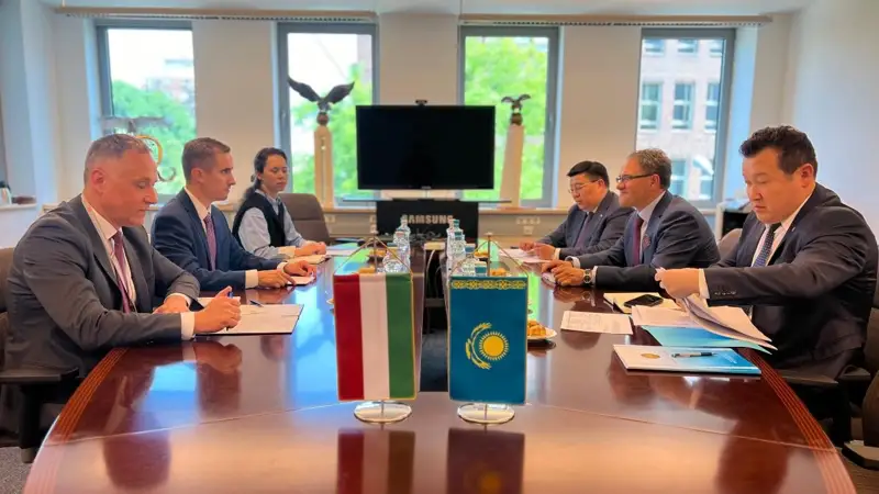 Deputy Minister of Foreign Affairs of Kazakhstan Roman Vassilenko and Deputy State Secretary of the Ministry of Foreign Affairs and Trade of Hungary Ádám Stifter held another round of Kazakh-Hungarian political consultations in Budapest