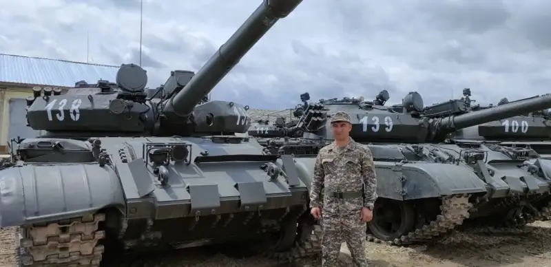 Командир танкового батальона Феруза Тулабаева