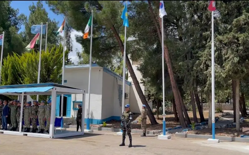 Флаг Казахстана поднят на Голанских высотах