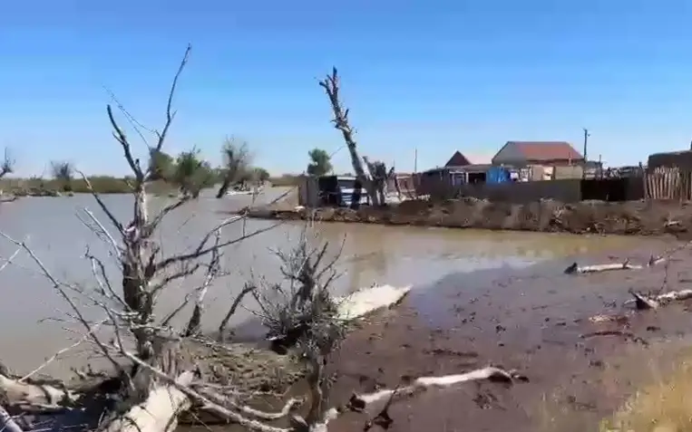 30 жителей зимовки эвакуируют в Атырауской области из-за повышения уровня воды в Жайыке 