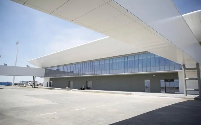 Пассажирский терминал в аэропорту Коркыт ата в Кызылорде