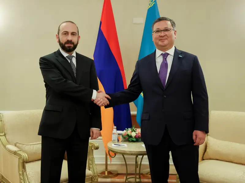 Kazakh, Armenian FMs meet in Almaty