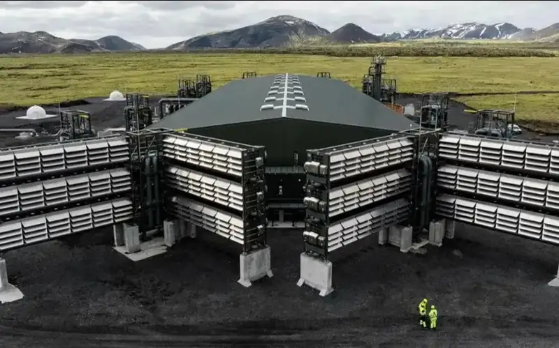 Исландияда ҳаводан карбонат ангидридни ушлайдиган дунёдаги энг йирик қурилма ишга туширилади