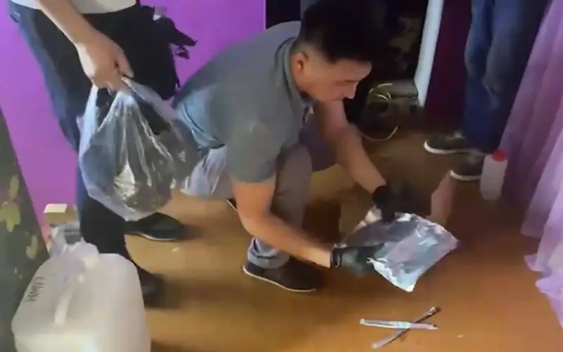 Нарколабораторию ликвидировали в Алматы