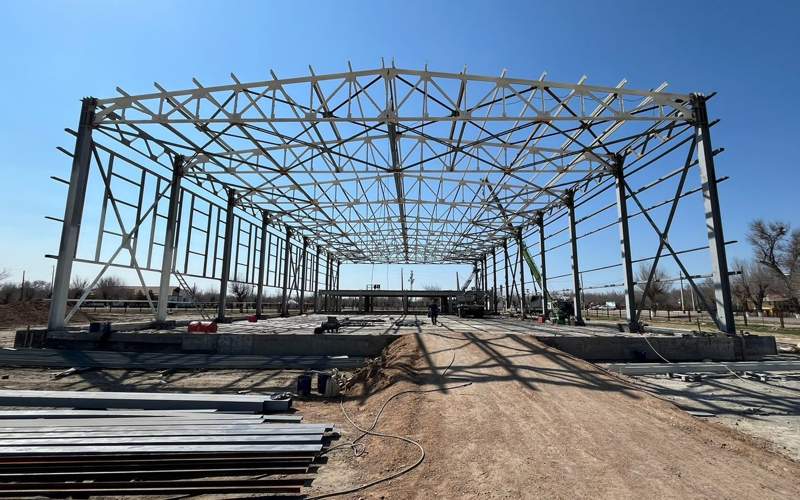 строительство, спорткомплекс