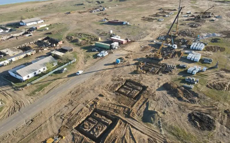 В Джангельдинском районе строят дома для пострадавших от паводка