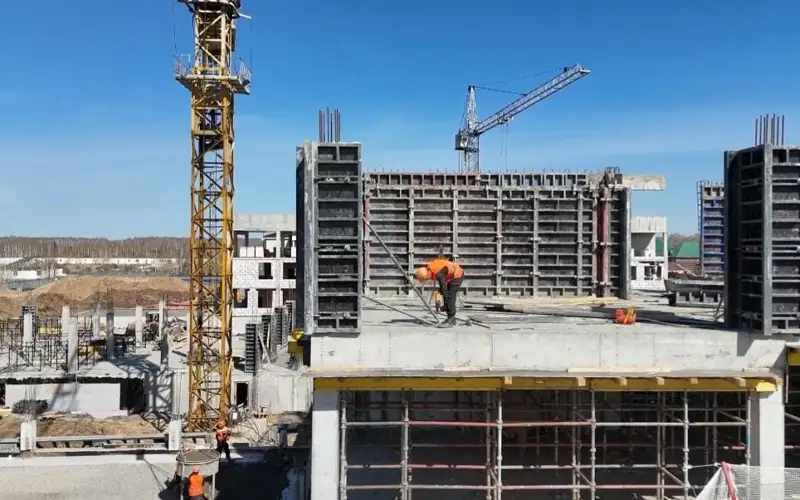 строительство, школа