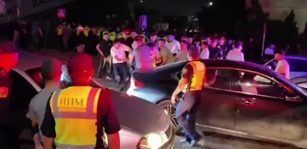 Массовая драка в Бишкеке