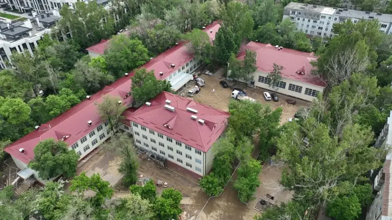 ремонт школы №70 в Алматы