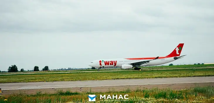 First transit flight Incheon – Bishkek – Zagreb arrives at Manas airport