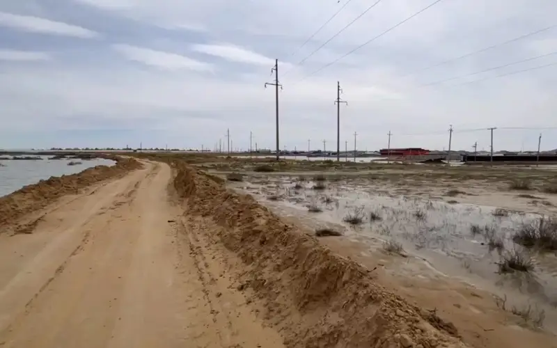 С улиц Кульсары откачано свыше 5,6 млн кубометров воды 