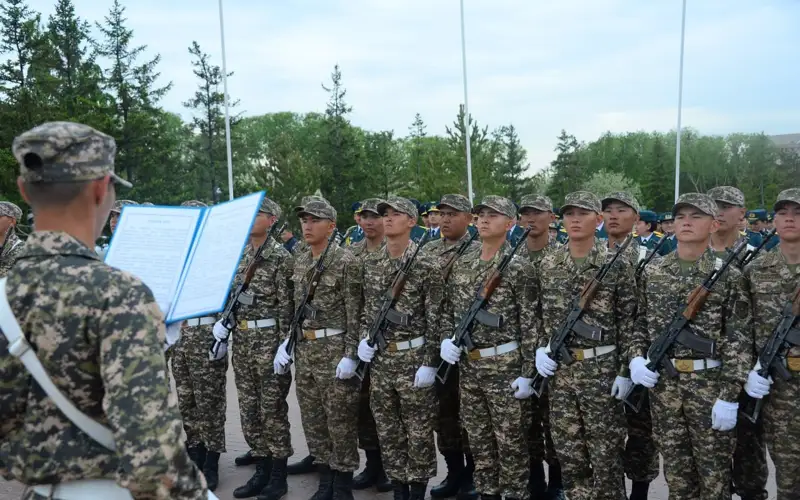 Новобранцы приняли присягу в Астане