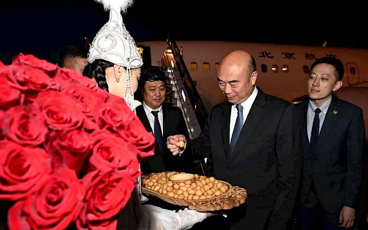 Vice Premier of China’s State Council Liu Guozhong arrives in Kyrgyzstan