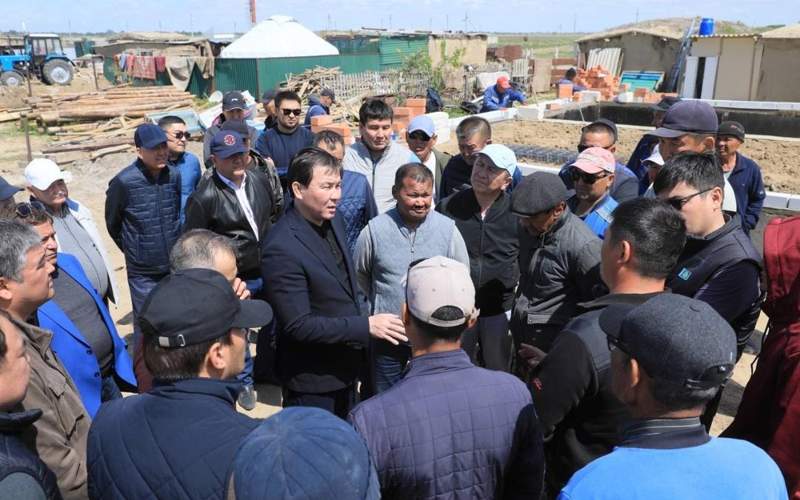 Строительств 200 домов начали в Уилском районе Актюбинской области