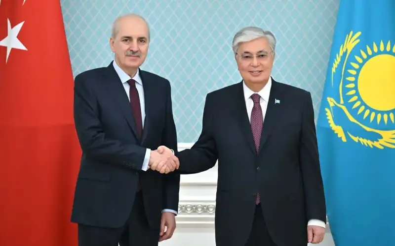 Kazakh President Kassym-Jomart Tokayev received Chair of the Grand National Assembly of Türkiye Numan Kurtulmuş