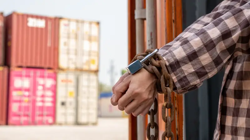 Торговля людьми, Адам саудасы, кража контейнеров