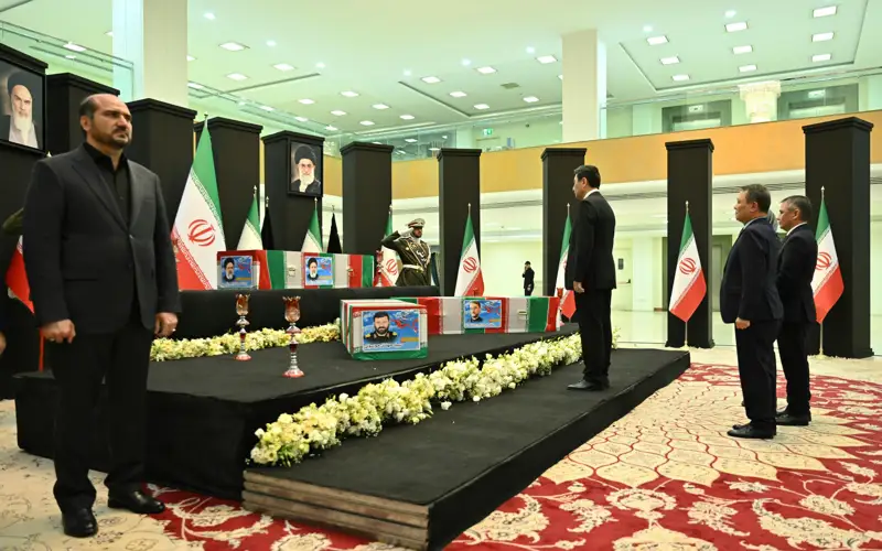 Ерлан Кошанов принял участие в официальной церемонии прощания с президентом Ибрахимом Раиси