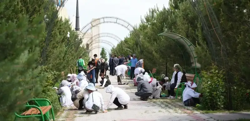 Over 67,000 attend Taza Qazaqstan ecological campaign in Turkistan rgn	