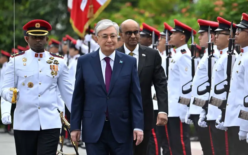 Касым-Жомарт Токаев прибыл во Дворец президента Сингапура Istana