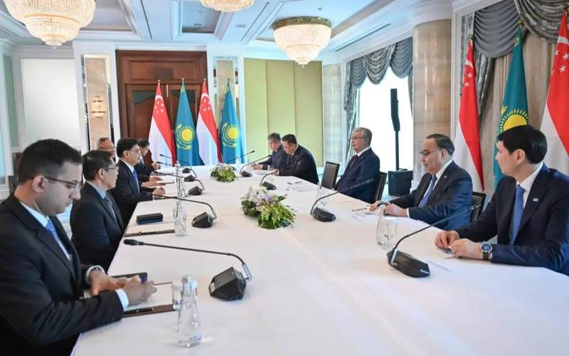 Kazakh President, Singapore Deputy PM cover new economic cooperation prospects 