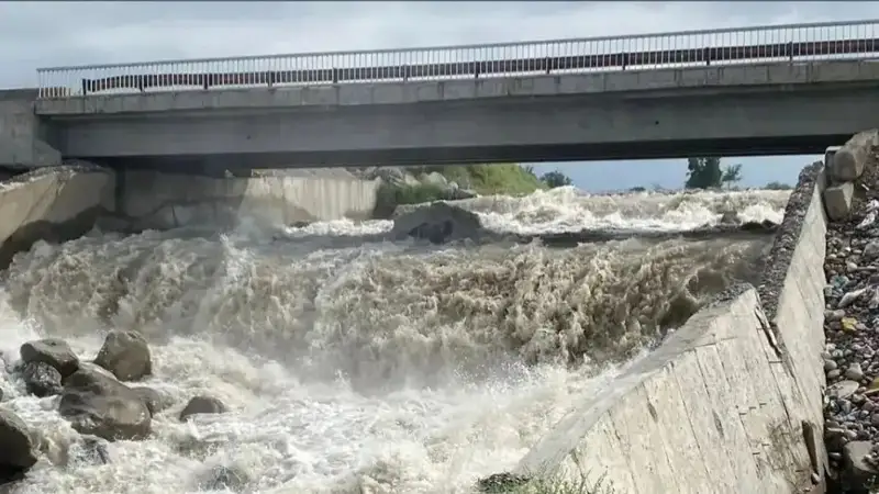 Talgar River bridge shuts down due to collapse menace