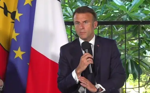 Президент Франции Э. Макрон