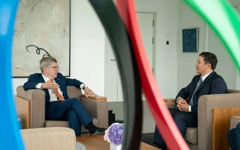 Gennady Golovkin meets IOC President Thomas Bach Gennady Golovkin meets IOC President Thomas Bach