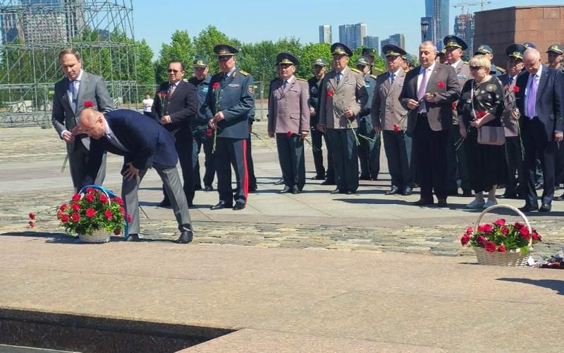 100-letnıı ıýbıleı generala armıı Sagadata Nýrmagambetova otmetılı v Moskve