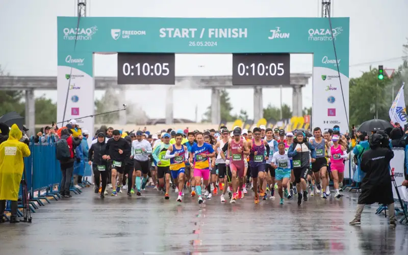В Конаеве прошел Qazaq Marathon 2024