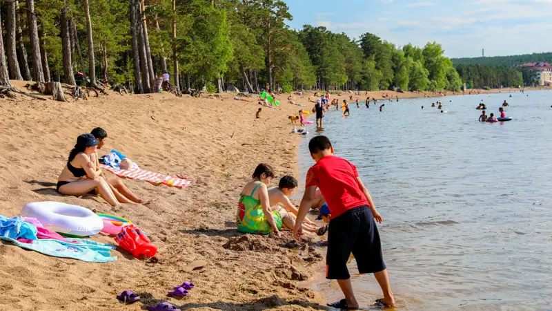 Летний отдых Жазғы демалыс пляж жағажай