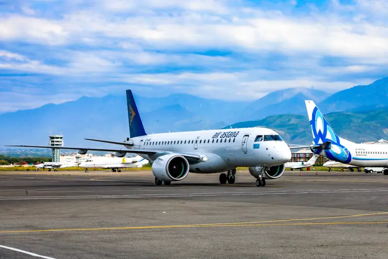 Самолет Эйр Астана Air Astana ұшақ 