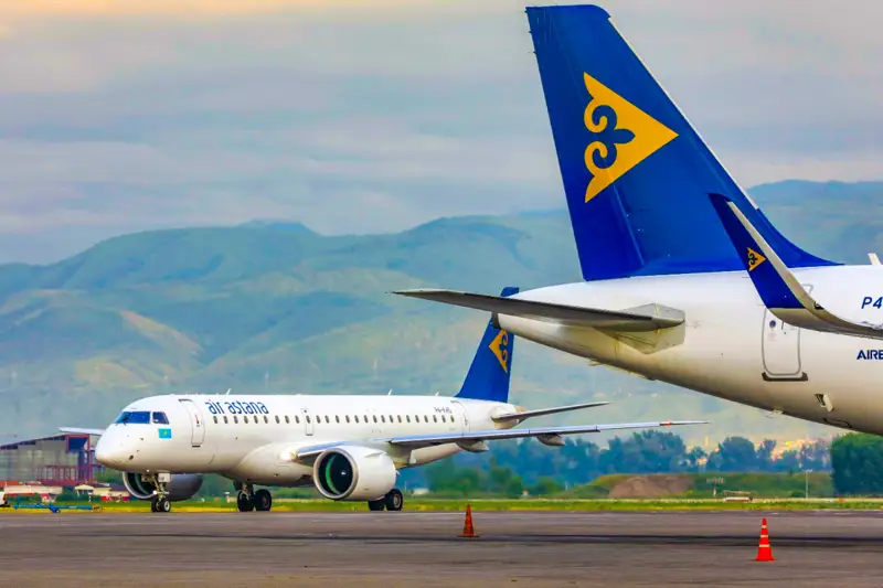 Самолет Эйр Астана Air Astana ұшақ