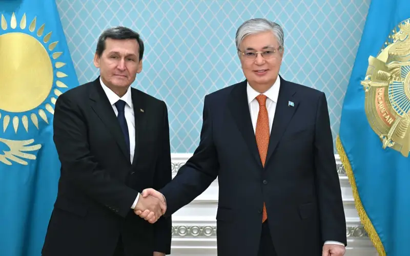 Мемлекет басшысы Түрікменстанның Сыртқы істер министрі Рашид Мередовті қабылдады