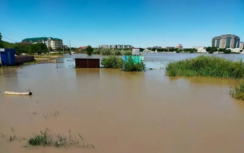 Zhaiyk River’s water recession continues in two districts of Atyrau region