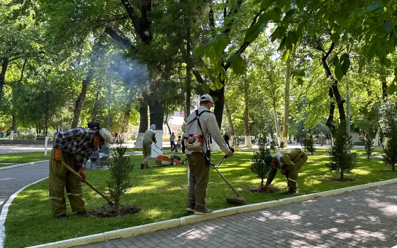 Акция «Таза Қазақстан» в Шымкенте