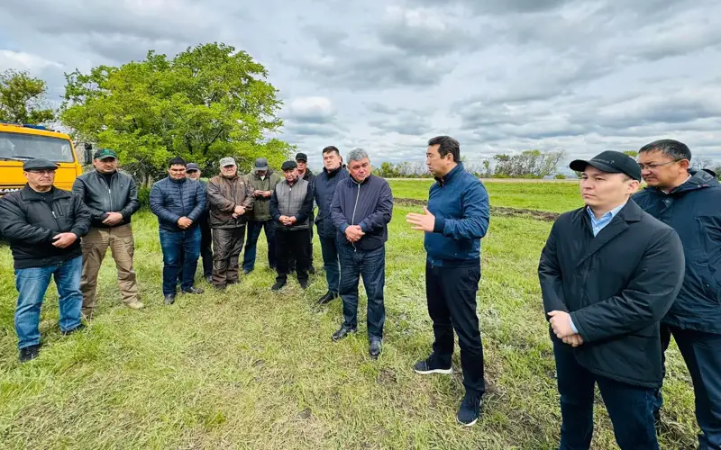 Министр сельского хозяйства Айдарбек Сапаров посетил с рабочей поездкой в СКО